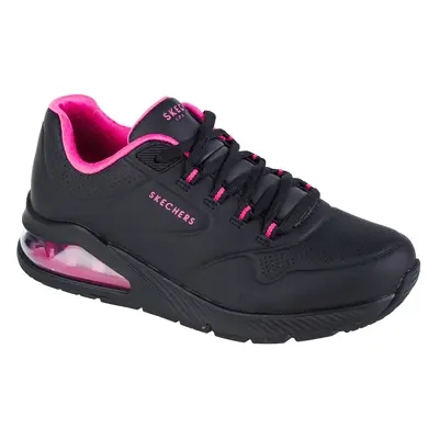 Skechers Uno 2 - 2nd Best 155542-BBK, Damskie, Czarne, buty sneakers, skóra syntetyczna, rozmiar