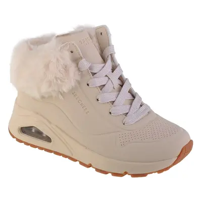 Skechers Uno - Fall Air 310539L-NAT, Dla dziewczynki, Beżowe, buty zimowe, skóra syntetyczna, ro