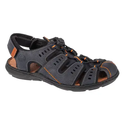 Rieker Sandals 22021-14, Męskie, Niebieskie, sandały, skóra syntetyczna, rozmiar: 40