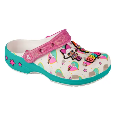 Crocs LOL Surprise BFF Girls Classic Clog 209466-100, Dla dziewczynki, Białe, klapki, syntetyk, 