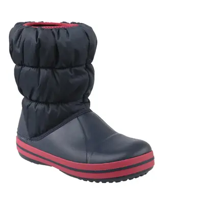 Crocs Winter Puff Boot Kids 14613-485, Dla chłopca, Granatowe, buty zimowe, syntetyk, rozmiar: 3