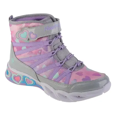 Skechers Sweetheart Lights - Dreamy Love 302667L-SMLT, Dla dziewczynki, Srebrne, buty zimowe, tk