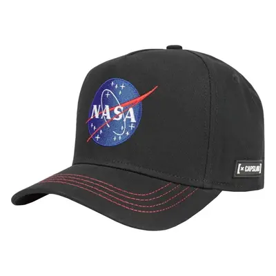 Capslab Space Mission NASA Cap CL-NASA-1-NAS5, Męskie, Czarne, czapki z daszkiem, bawełna, rozmi