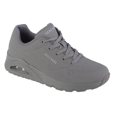 Skechers Uno-Stand on Air 73690-GRY, Damskie, Szare, buty sneakers, skóra syntetyczna, rozmiar: 