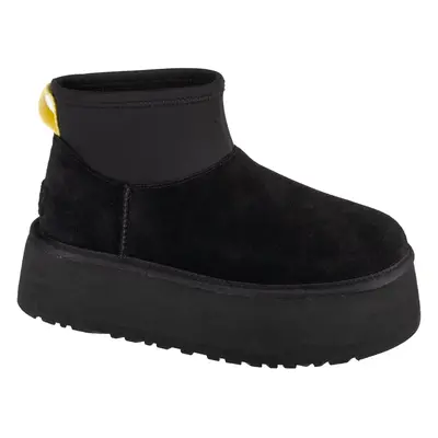 UGG Classic Mini Dipper 1168170-BLK, Damskie, Czarne, buty zimowe, skóra zamszowa, rozmiar: 39