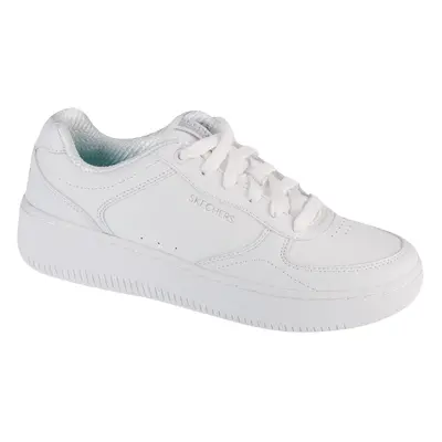 Skechers Sport Court 2.0 - Core Essential 185160-WHT, Damskie, Białe, trampki, skóra syntetyczna