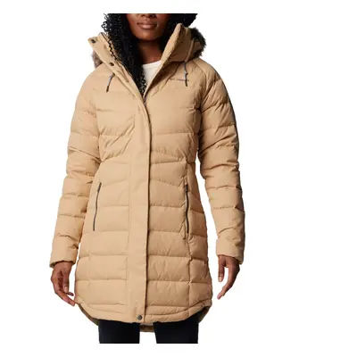 Columbia Belle Isle II Mid Down Jacket 2085153262, Damskie, Beżowe, kurtki, nylon, rozmiar: L