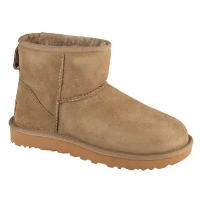 UGG Classic Mini II 1016222-ALP, Damskie, Brązowe, buty zimowe, skóra naturalna, rozmiar: 36