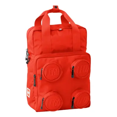 LEGO Brick 2x2 Backpack 20205-0021, Dla chłopca, Czerwone, plecaki, poliester, rozmiar: One size