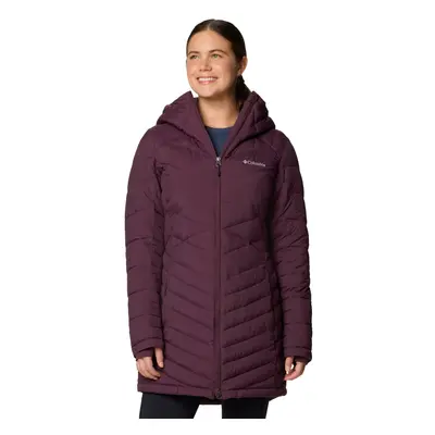 Columbia Joy Peak Hooded II Mid Jacket 2088641607, Damskie, Bordowe, kurtki, poliester, rozmiar: