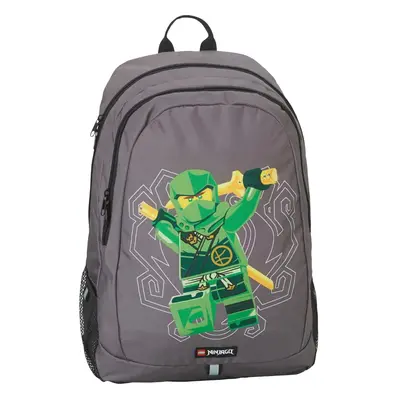 LEGO Core line Ninjago Backpack 20279-2408, Dla chłopca, Szare, plecaki, poliester, rozmiar: One