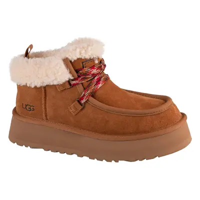 UGG Funkarra Cabin Cuff 1143954-CHE, Damskie, Brązowe, buty zimowe, skóra zamszowa, rozmiar: 37