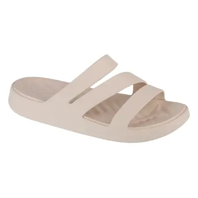 Crocs Getaway Strappy Sandal W 209587-160, Damskie, Beżowe, klapki, syntetyk, rozmiar: 41/42