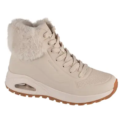 Skechers Uno Rugged - Fall Air 167274-OFWT, Damskie, Beżowe, buty zimowe, skóra syntetyczna, roz