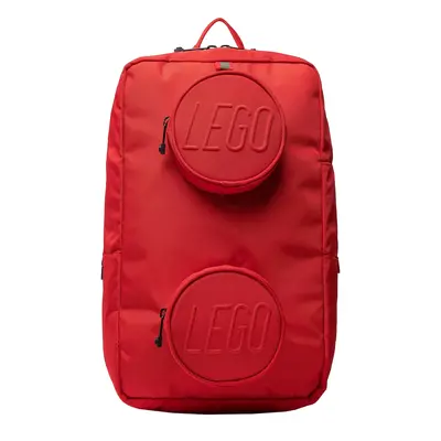 LEGO Brick 1x2 Backpack 20204-0021, Dla chłopca, Czerwone, plecaki, poliester, rozmiar: One size