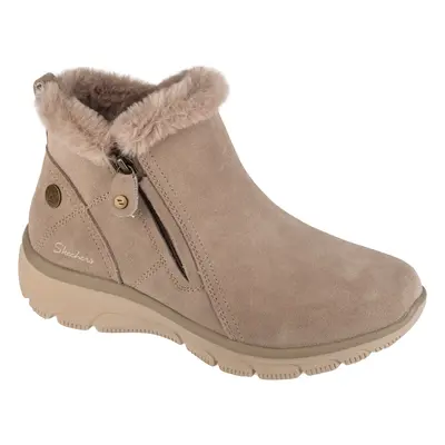 Skechers Easy Going - High Zip 2 168042-TPE, Damskie, Beżowe, buty zimowe, skóra zamszowa, rozmi