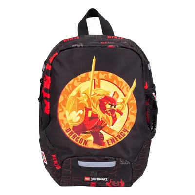 LEGO Ninjago Kindergarten Backpack 10030-2502, Dla chłopca, Czarne, plecaki, poliester, rozmiar: