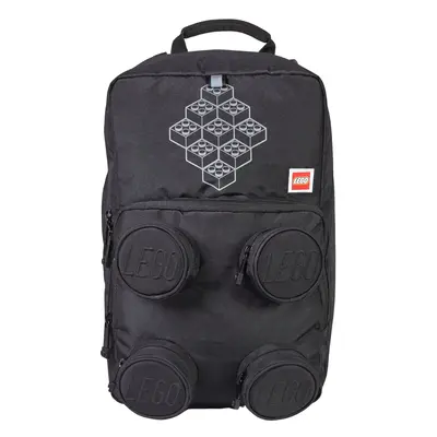 LEGO Bricks Petersen School Backpack 20209-2511, Dla chłopca, Czarne, plecaki, poliester, rozmia