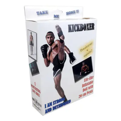 Lalka dmuchana czarna realistyczna twarz penis kickboxer