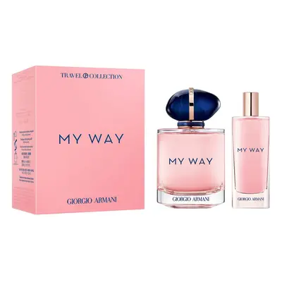 Giorgio Armani My Way zestaw - woda perfumowana 90 ml Refillable + woda perfumowana 15 ml
