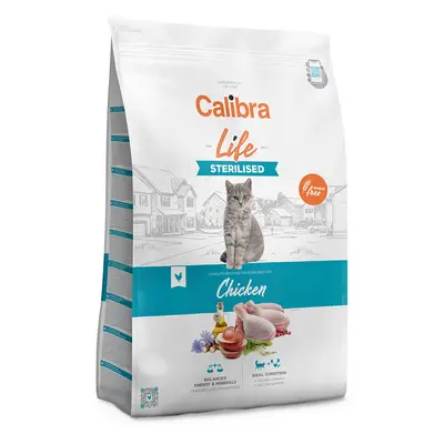 Calibra Cat Life Sterilised, kurczak - 2 x 6 kg