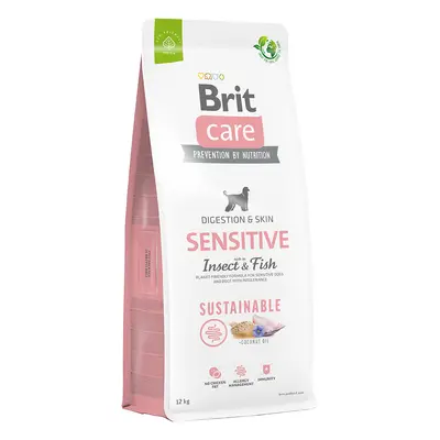 Brit Care Dog Sustainable Sensitive, ryba i insekty - 2 x 12 kg