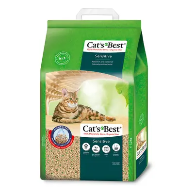 Cat's Best Sensitive żwirek zbrylający się - 2 x 20 l (14,4 kg)