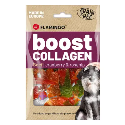 Flamingo Boost Collagen Chips, wołowina - 3 x 60 g