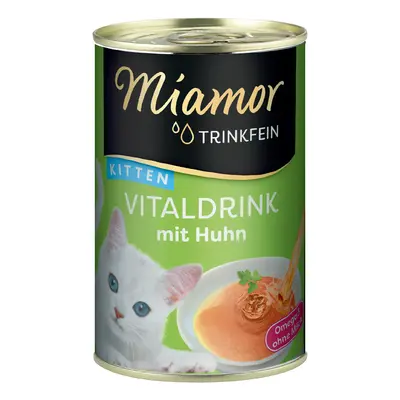 Miamor Vitaldrink Kitten napój dla kota, 24 x 135 ml - Kurczak