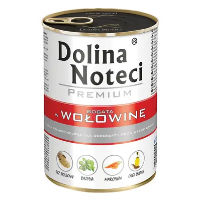 Megapakiet Dolina Noteci Premium, 48 x 400 g - Wołowina