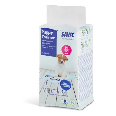 Savic Junior kuweta dla kota i psa, 56 cm - Savic Puppy Trainer Pads Medium, 50 szt.