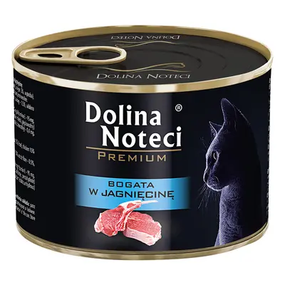 Dolina Noteci Premium, 24 x 185 g - Bogata w jagnięcinę