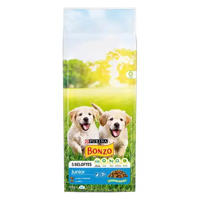 Bonzo Junior z kurczakiem, warzywami i mlekiem karma dla psów - Podwójne opakowanie: 2 x 15 kg