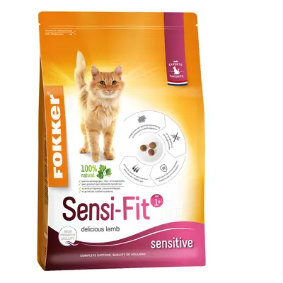 Fokker Cat Sensi-Fit karma dla kotów - Podwójne opakowanie: 2 x 10 kg