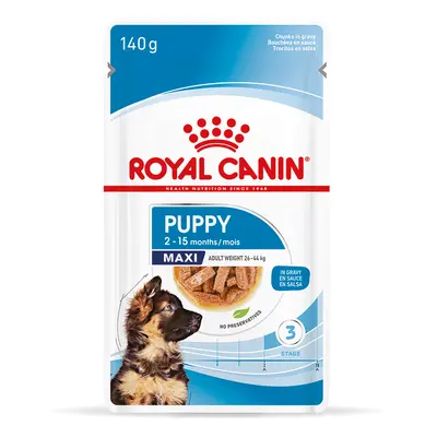 Royal Canin Maxi Puppy, w sosie - 10 x 140 g