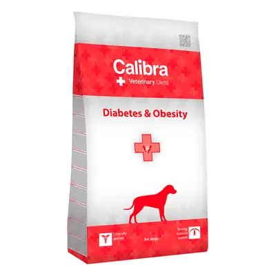 Calibra Veterinary Diet Dog Diabetes & Obesity, drób - 2 x 12 kg