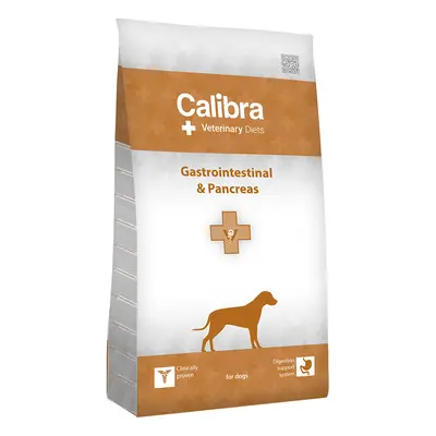 Calibra Veterinary Diet Dog Gastrointestinal & Pancreas, łosoś - 2 x 12 kg