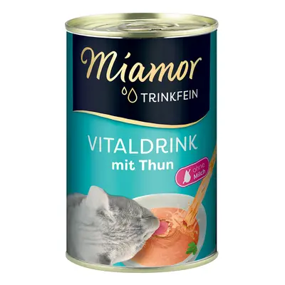 Korzystny pakiet Miamor Vitaldrink napój dla kota, 18 x 135 ml - Tuńczyk