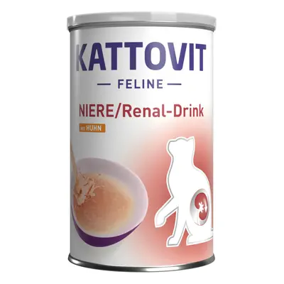 Kattovit Drink Renal napój wspomagający pracę nerek - Kurczak, 12 x 135 ml