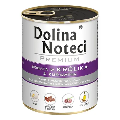 Dolina Noteci Premium, 24 x 800 g - Królik z żurawiną