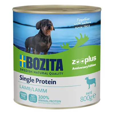 Edycja urodzinowa zooplus: Bozita Single Protein Paté, 6 x 800 g - Z jagnięciną