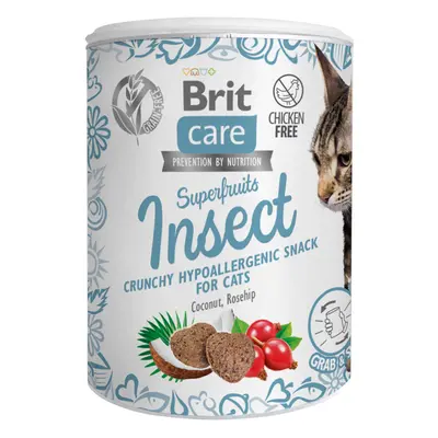 Brit Care Cat Snack Superfruits Insect, owady - 3 x 100 g