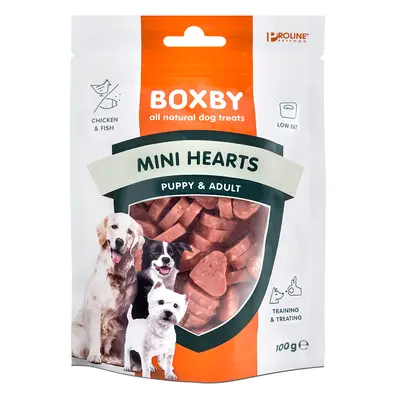 10% taniej! Przysmaki dla psa Boxby, różne rodzaje - Puppy Snacks Mini Hearts, 2 x 100 g