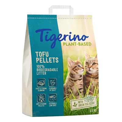 Korzystny pakiet Tigerino Plant-Base żwirek dla kota w super cenie! - Na bazie tofu - zapach zie