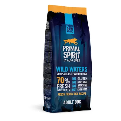 Primal Spirit 70% Wild Waters karma dla psów - Podwójne opakowanie: 2 x 12 kg