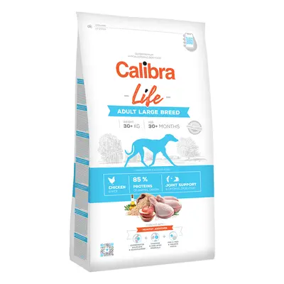 Calibra Dog Life Adult Kurczak dla psów dużych ras - wygodne opakowanie 2 x 12 kg