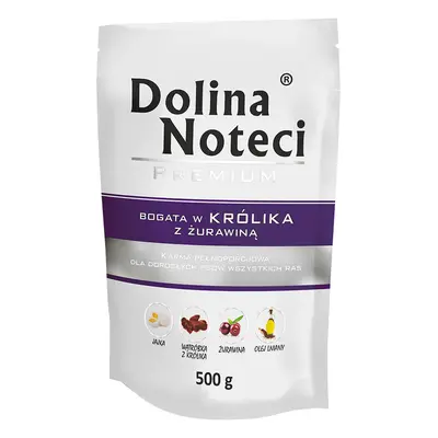 Dolina Noteci Premium w saszetkach, 10 x 500 g - Bogata w królika z żurawiną