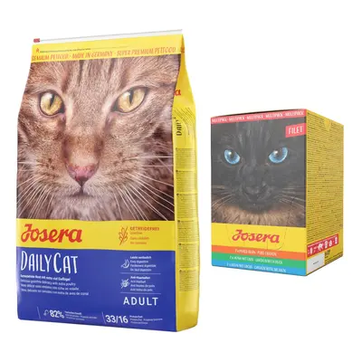 Zestaw: 10 kg Josera + Josera Filet, saszetki, 6 x 70 g w super cenie! - DailyCat, 10 kg