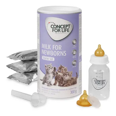 Concept for Life Milk for Newborns, mleko dla kociąt - 2 x 300 g (6 saszetek po 100 g)