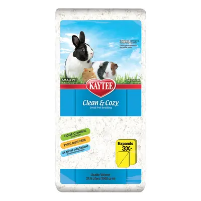 Kaytee Clean & Cozy Bedding, żwirek dla małych zwierząt - 3 x 24,6 l (ok. 3,45 kg)